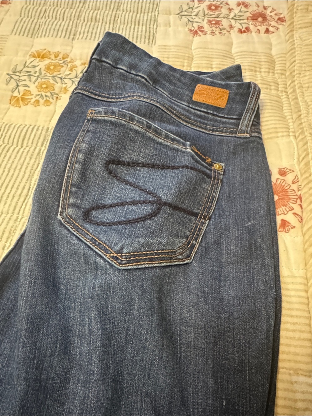 Seven7 Women's Straight Leg Dark